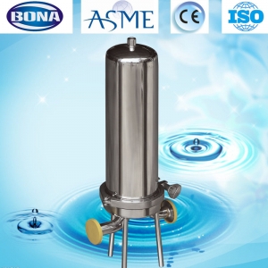 stainless steel single fluid Sanitary filter housing