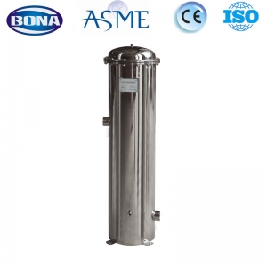 Stainless steel water filter housing